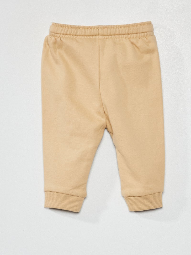 Pantalon 'Disney' en molleton Beige - Kiabi