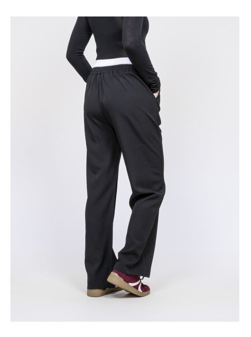 Pantalon double ceinture egleny - Kiabi
