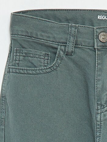 Pantalon droit - regular fit à 5 poches