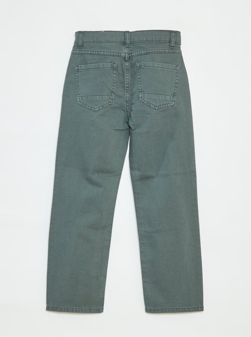Pantalon droit - regular fit à 5 poches - Kiabi