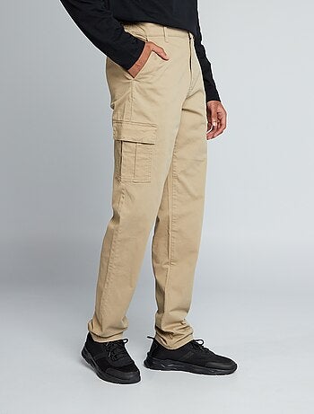Pantalon droit à multi poches - Kiabi