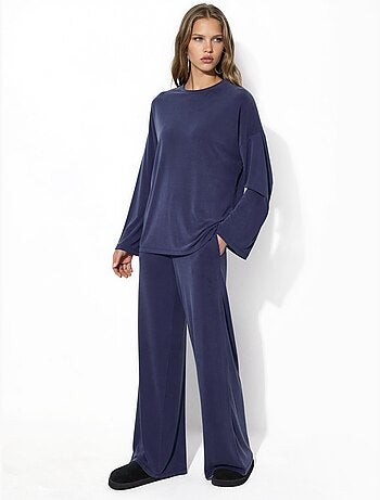 Pantalon droit à taille élastique busem