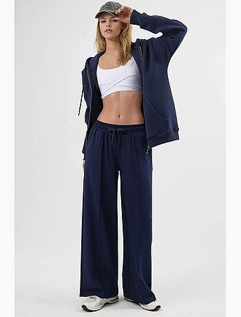 Pantalon droit à taille élastique busem