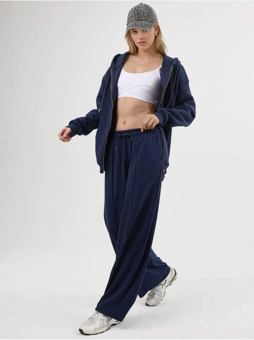 Pantalon droit à taille élastique busem - Kiabi Pantalon droit à taille élastique busem - Kiabi