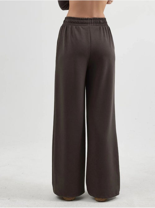 Pantalon droit à taille élastique busem - Kiabi Pantalon droit à taille élastique busem - Kiabi