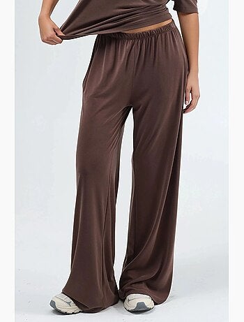 Pantalon droit à taille élastique busem