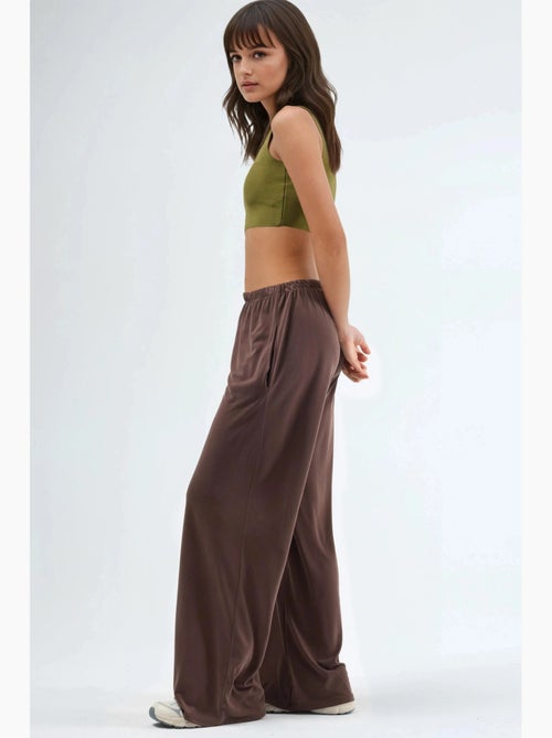 Pantalon droit à taille élastique busem - Kiabi Pantalon droit à taille élastique busem - Kiabi
