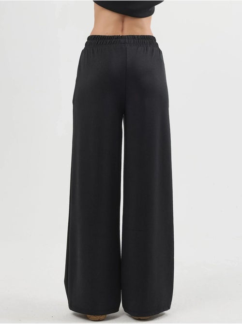Pantalon droit à taille élastique busem - Kiabi Pantalon droit à taille élastique busem - Kiabi
