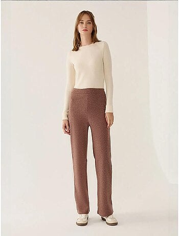 Pantalon droit à taille élastique hiccup