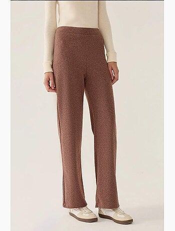 Pantalon droit à taille élastique hiccup