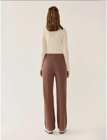 Pantalon droit à taille élastique hiccup