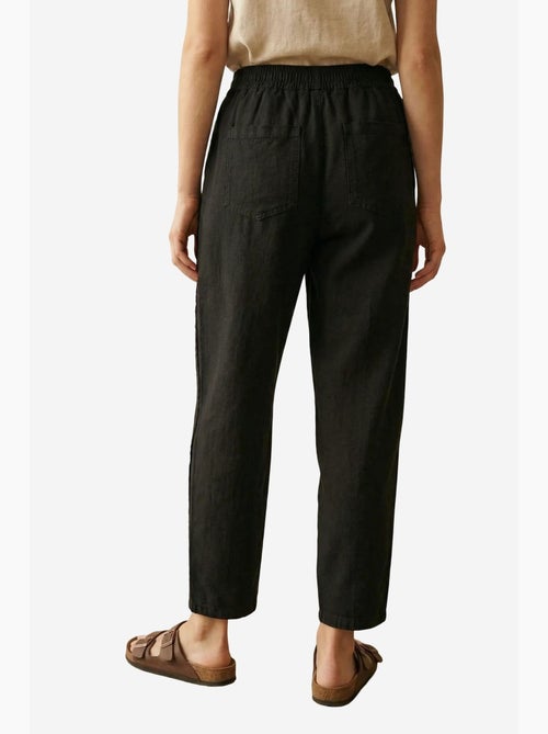 Pantalon droit à taille élastique my fashion - Kiabi Pantalon droit à taille élastique my fashion - Kiabi
