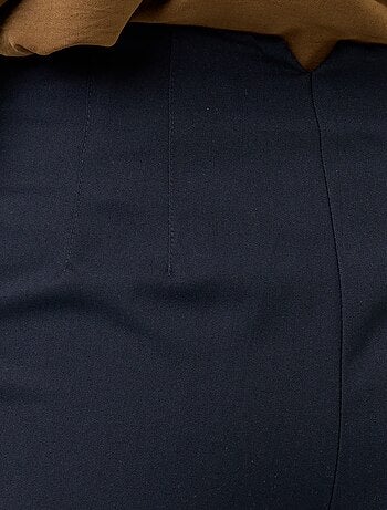 Pantalon droit à taille haute