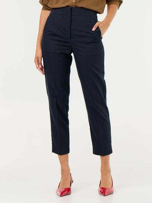 Pantalon droit à taille haute - Kiabi Pantalon droit à taille haute - Kiabi