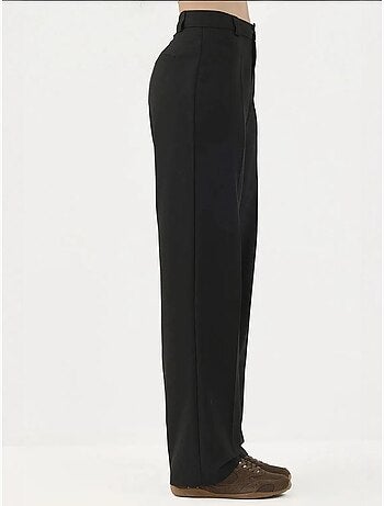 Pantalon droit à taille normale avec fermeture à boutons hiccup