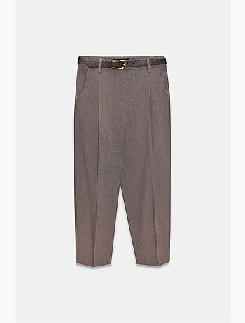 Pantalon droit avec ceinture dilvin