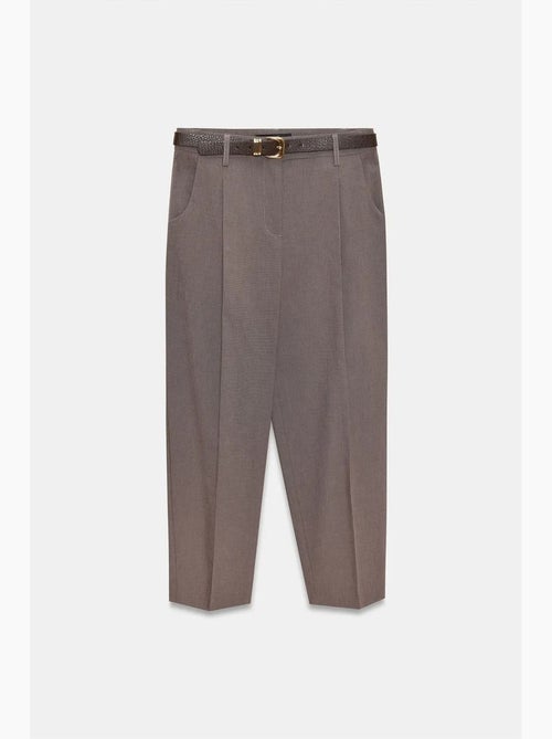 Pantalon droit avec ceinture dilvin - Kiabi Pantalon droit avec ceinture dilvin - Kiabi