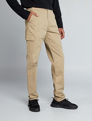 Pantalon droit avec poches sur les côtés +1m90 - L36