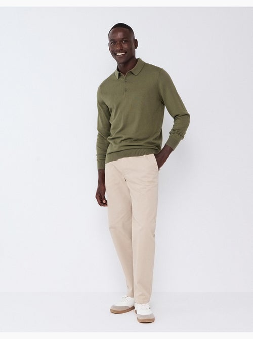 Pantalon droit chino, mo fashion - Kiabi