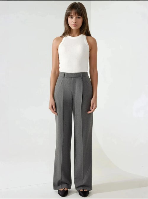 Pantalon droit élégant hiccup - Kiabi Pantalon droit élégant hiccup - Kiabi