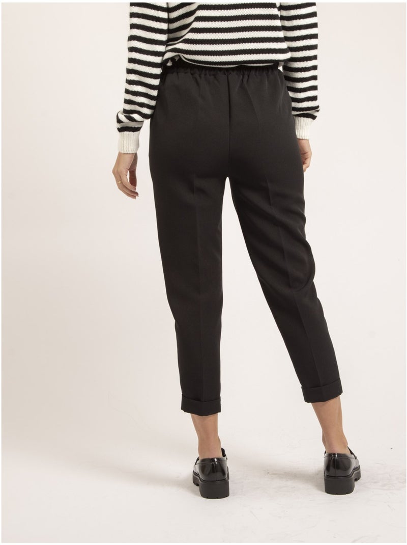 Pantalon droit emma Noir - Kiabi