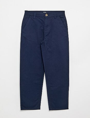 Pantalon droit en coton