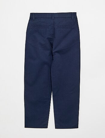 Pantalon droit en coton
