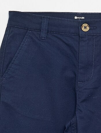 Pantalon droit en coton