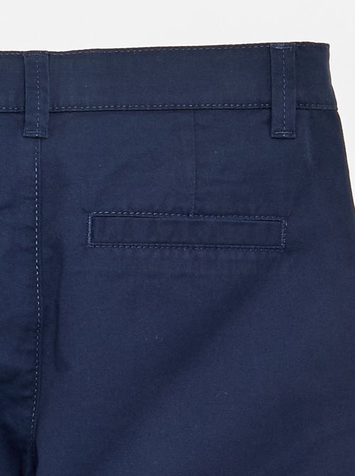 Pantalon droit en coton - Kiabi