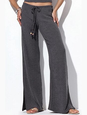 Pantalon droit en crêpe femme busem