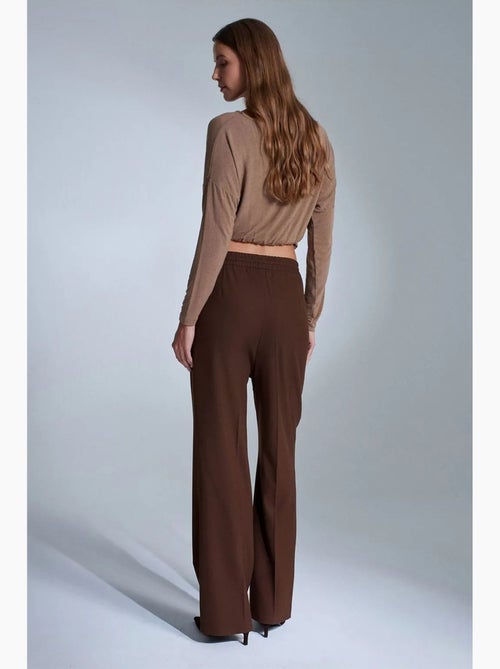 Pantalon droit en crêpe femme dilvin - Kiabi Pantalon droit en crêpe femme dilvin - Kiabi