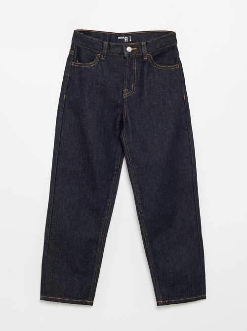 Pantalon droit en denim - Kiabi