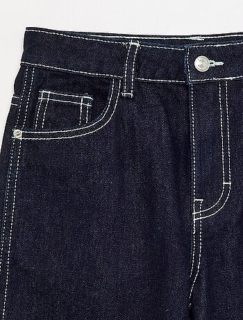 Pantalon droit en denim