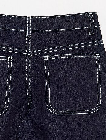 Pantalon droit en denim