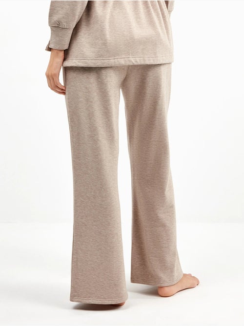 Pantalon droit en molleton - Kiabi