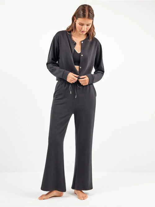 Pantalon droit en molleton - Kiabi