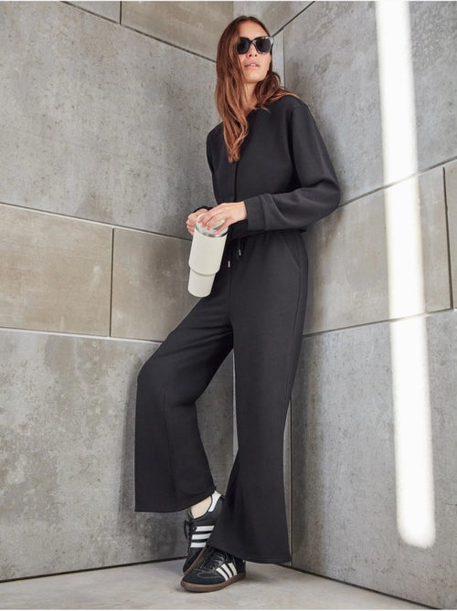Pantalon droit en molleton - Kiabi