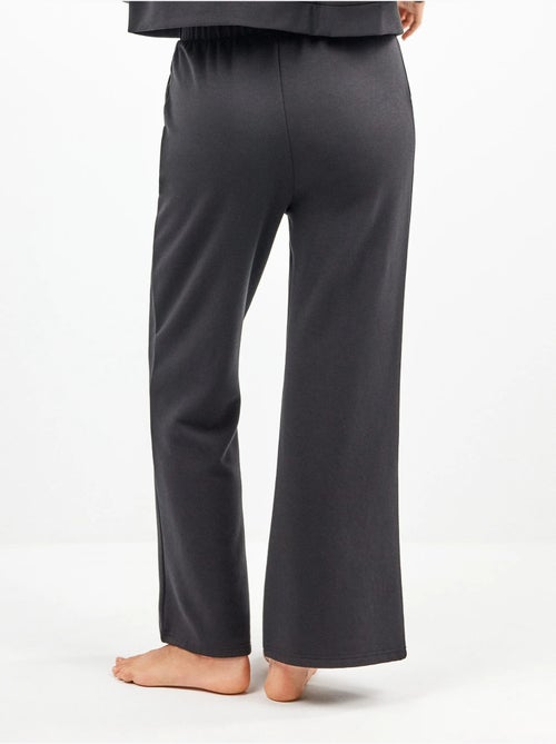 Pantalon droit en molleton - Kiabi