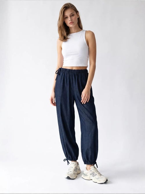 Pantalon droit en tencel mixray - Kiabi Pantalon droit en tencel mixray - Kiabi