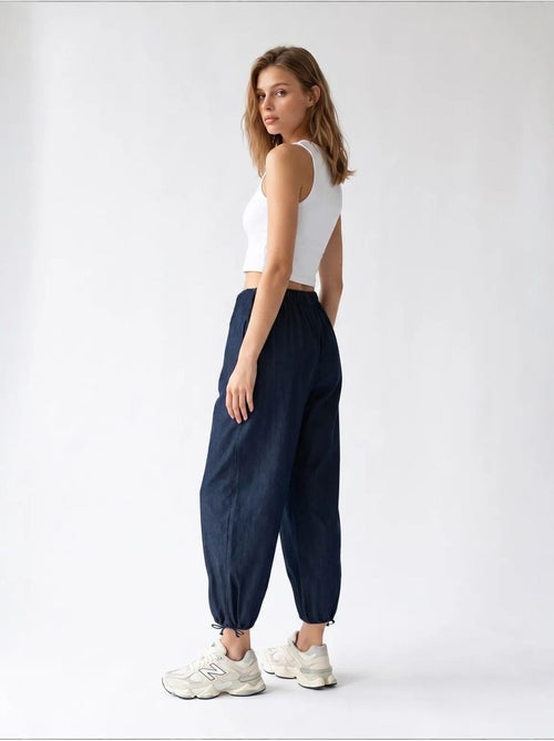Pantalon droit en tencel mixray - Kiabi Pantalon droit en tencel mixray - Kiabi