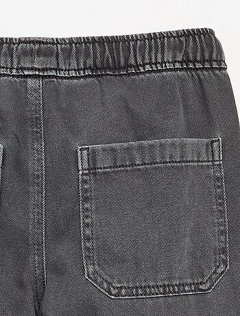 Pantalon droit en twill - coupe ajustée