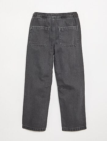 Pantalon droit en twill