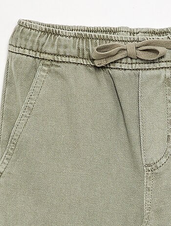 Pantalon droit en twill