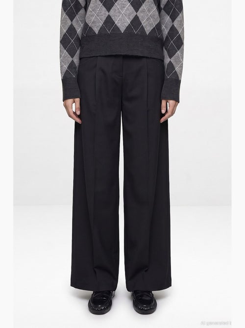 Pantalon droit femme dilvin - Kiabi