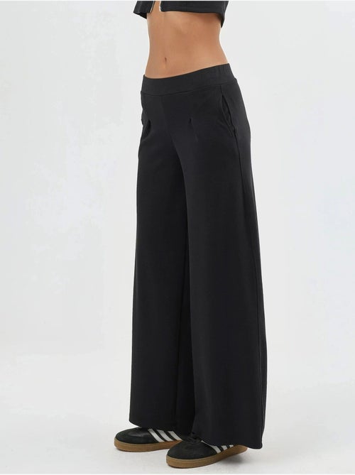 Pantalon droit long à taille élastique busem - Kiabi Pantalon droit long à taille élastique busem - Kiabi