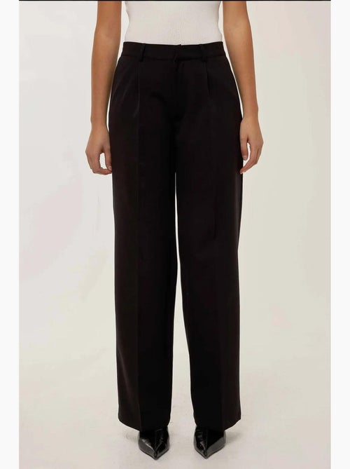 Pantalon droit plissé hiccup - Kiabi Pantalon droit plissé hiccup - Kiabi