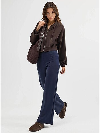 Pantalon droit taille haute busem