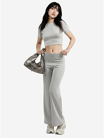 Pantalon droit taille haute busem
