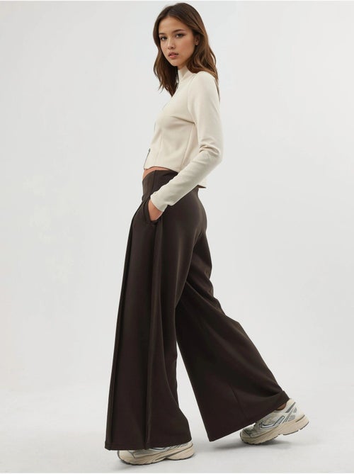 Pantalon droit taille haute busem - Kiabi Pantalon droit taille haute busem - Kiabi
