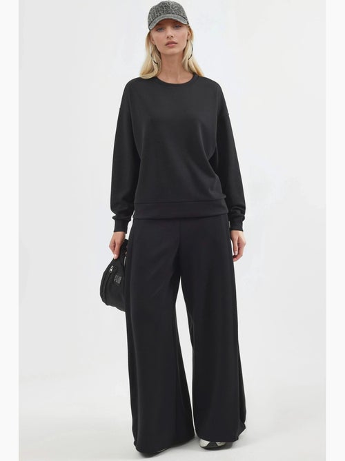 Pantalon droit taille haute busem - Kiabi Pantalon droit taille haute busem - Kiabi